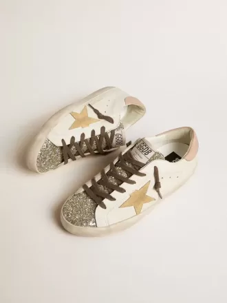 Bio-based Super-Star voor dames met platina glitter tong