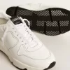 Biobased hardloopzool voor dames met witte ster en hielband