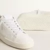 Biologische Stardan voor heren met witte ster en hielband.