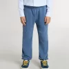 Blauwe joggingbroek voor kinderen met borduursel