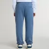 Blauwe joggingbroek voor kinderen met borduursel