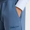 Blauwe joggingbroek voor kinderen met borduursel