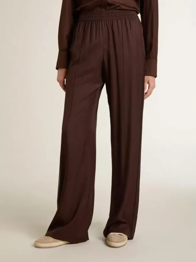 Bruine joggingbroek voor dames