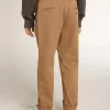 Chino voor jongens van karamelkleurig katoen