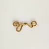 CNY antiek gouden slangvormige broche