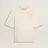 CNY versleten wit T-shirt met relaxte pasvorm