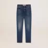 Cropped flared jeans voor dames met medium wash