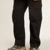 Dad-Star voor heren van suède en nylon met kaki leren ster en hielstuk