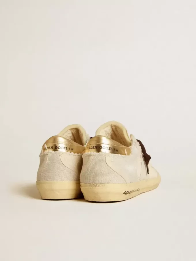 Dames Super-Star LTD van canvas met TPU-ster en leren hielstuk