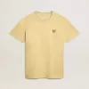 Dames-T-shirt van katoenen jersey met borduursel op de hals en het hart