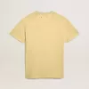 Dames-T-shirt van katoenen jersey met borduursel op de hals en het hart