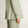 Damesblazer in saliegroene wol