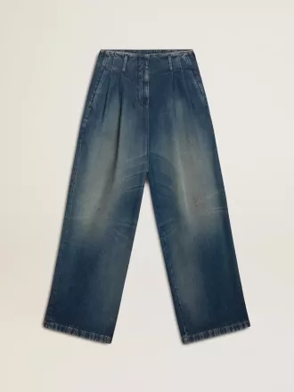 Damesjeans met wijde pijpen en medium wassing voor Chinees Nieuwjaar