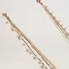Damesketting met drie antiek goudkleurige Heritage-kettingen