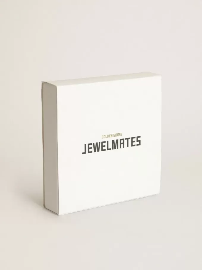 Antiek zilverkleurige ketting voor heren