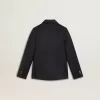 Donkerblauwe double-breasted blazer voor jongens