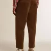 Donkergroene corduroy broek voor heren