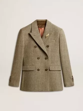 Dubbele blazer voor dames van Shetlandwol