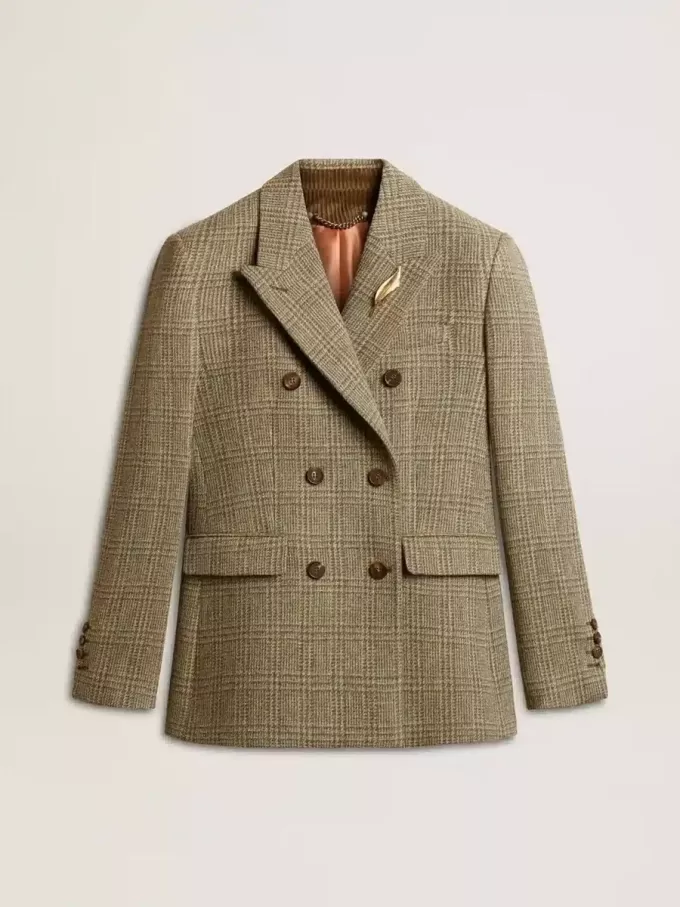 Dubbele blazer voor dames van Shetlandwol