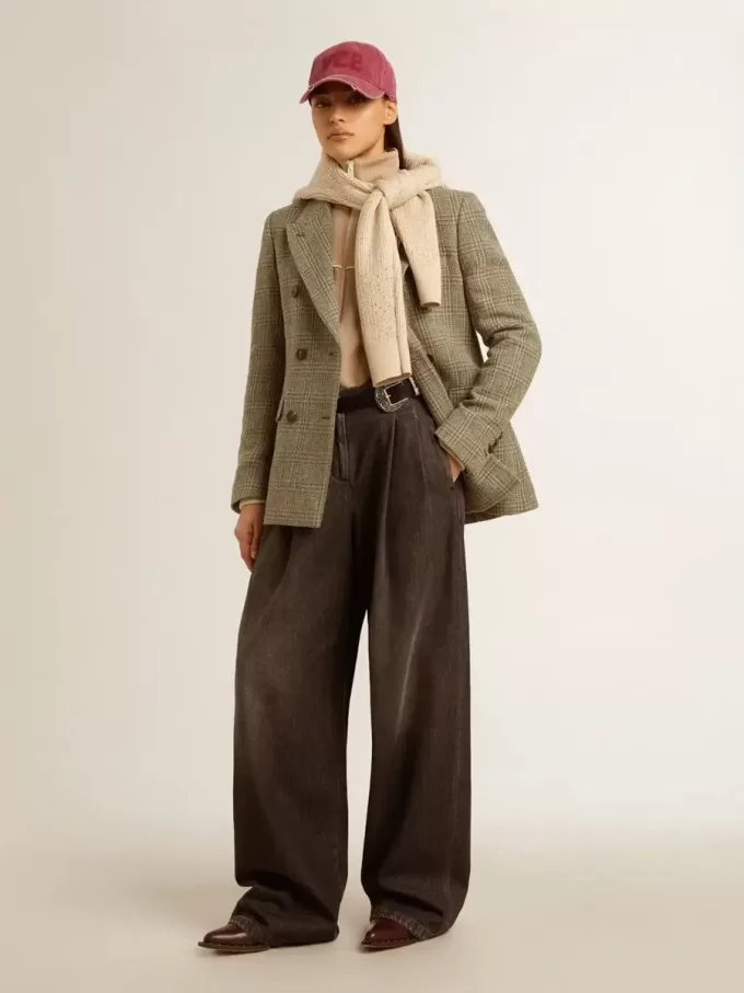 Dubbele blazer voor dames van Shetlandwol