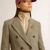 Dubbele blazer voor dames van Shetlandwol