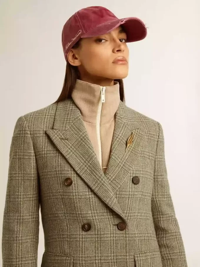 Dubbele blazer voor dames van Shetlandwol