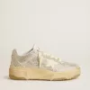 Forty2 voor dames in wit leer en Swarovski-kristallen met witte ster
