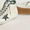 Francy LTD voor dames van nappaleer met groene rubberen ster