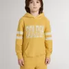 Geel sweatshirt voor kinderen met vintage print