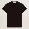 Golden Collection distressed T-shirt in vintage zwart