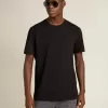 Golden Collection distressed T-shirt in vintage zwart