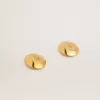Gouden ronde oorbellen