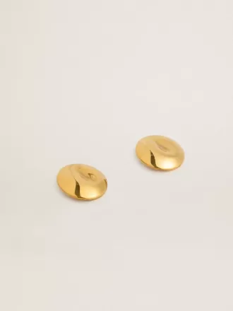 Gouden ronde oorbellen