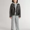 Grijs sweatshirt voor kinderen met veelkleurige opdruk