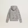 Grijs sweatshirt voor kinderen met veelkleurige opdruk