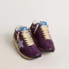 Heren Marathon met paars nylon bovenwerk en witte ster