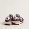 Heren Marathon met paars nylon bovenwerk en witte ster