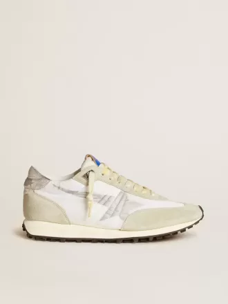 Heren Marathon met wit nylon bovenwerk en zilveren ster