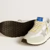 Heren Marathon met wit nylon bovenwerk en zilveren ster