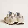 Heren Marathon met wit nylon bovenwerk en zilveren ster