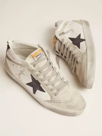 Heren Mid Star wit met zwarte ster