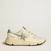 Heren Running Sole LTD van nylon en nappa met nubuck ster en hielstuk