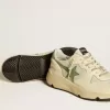 Heren Running Sole LTD van nylon en nappa met nubuck ster en hielstuk