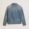 Heren spijkerjasje met medium wash