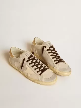 Heren Super-Star LTD van canvas met TPU-ster en leren hielstuk