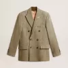 Herenblazer met dubbele knoopsluiting van Shetlandwol