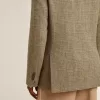 Herenblazer met dubbele knoopsluiting van Shetlandwol