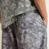 Herenboxershort met lichtblauwe en witte maritieme print