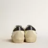 Hi Star in nappa met Swarovski-kristallen ster en donkerblauwe leren hiellip
