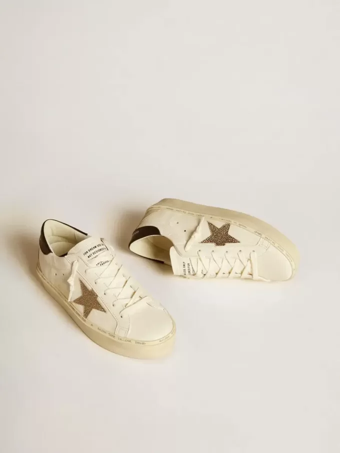 Hi Star LTD met Swarovski-kristallen ster en zwarte leren hielband